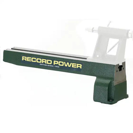 Record Power DML305/E Bed Extension for DML305 Series Lathes - lathe accessories The / E adds extra capacity