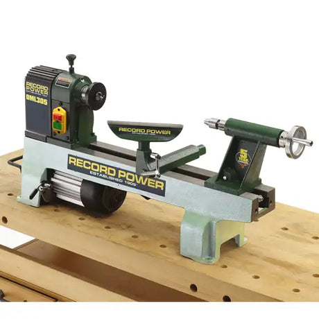 Record Power DML305 Woodturning Lathe - Lathes The is cast iron and represents a new benchmark in high quality midi