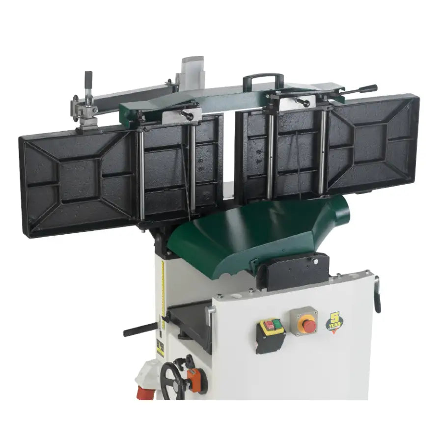 Record Power PT310 Heavy Duty Planer Thicknesser 230v With Spiral Cutter Block and Wheel Kit - PT310-HB/UK1 - Fast