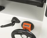Record Power PT310 Heavy Duty Planer Thicknesser 230v With Spiral Cutter Block and Wheel Kit - PT310-HB/UK1 - July