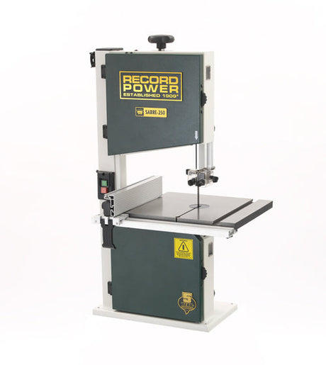 Record Power Sabre 250 10’’ Bandsaw - Band Saws The BS250 has long been one of Power’s best-selling bandsaws
