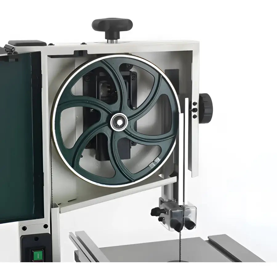 Band Wheels  The improved, heavier band wheels give smooth and powerful performance.