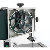 Band Wheels  The improved, heavier band wheels give smooth and powerful performance.