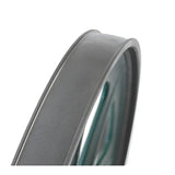 Crowned Band wheels  The crowned band wheels help the blade run naturally in the centre of the wheel and raise the blade to minimise contact between blade teeth and bandsaw tyres. The radius is machined into the casting to offer a permanent solution that cannot wear down and will remain consistent, even when changing tyres.