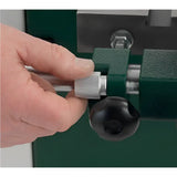 Cam-Action Fence Adjustment and Micro-Adjustment  The cam-action fence adjustment and innovative fine adjustment allows the fence to be positioned extremely accurately.