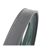 Crowned Band wheels  The crowned band wheels help the blade run naturally in the centre of the wheel and raise the blade to minimise contact between blade teeth and bandsaw tyres. The radius is machined into the casting to offer a permanent solution that cannot wear down and will remain consistent, even when changing tyres.