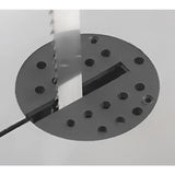 Adjustable Table Insert  The table features two essential levelling screws to raise or lower the table insert for a smooth feed over the cast iron table.