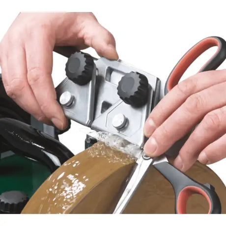 Record Power Sharpening System Scissor Jig - Use to sharpen scissors on the WG200 & WG250 sharpening systems.