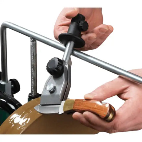 Record Power WG200 & WG250 Sharpening System Short Knife Jig - Use the short knife jig with your or sharpening system