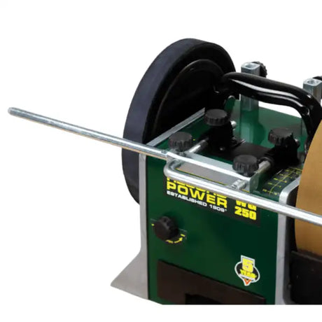 Record Power WG200 & WG250 Sharpening System Support Arm Extension Kit - The / O allows grinding and honing without