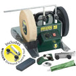 Record Power WG250 10’’ Wet Stone Sharpening System Package - A wet stone sharpening system with a range of high