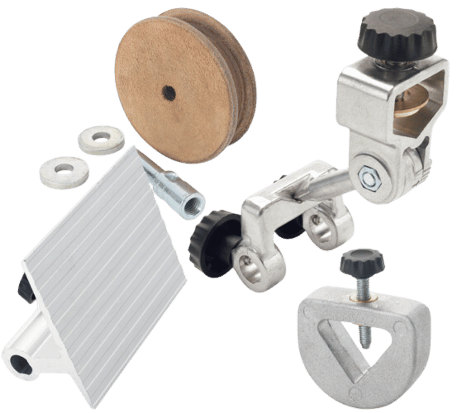 Record Power Woodturners Sharpening Jig Pack - accessories This package contains all the jigs needed for woodturning