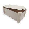 Rectangular Flat Pack Wooden Box - Pyrography Project - Flat-Pack Self-assembly wooden box, perfect for pyrography,