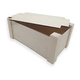 Rectangular Flat Pack Wooden Box - Pyrography Project - Flat-Pack Self-assembly wooden box, perfect for pyrography,