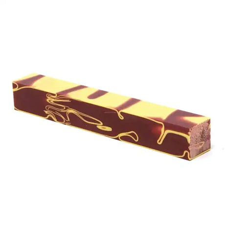 Red Harvest - Kirinite Acrylic Pen Blank - Blanks The made in Italy from top quality acrylic resin Lovely red