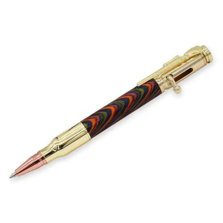 Rifle Bolt Pen Kit - Gold - Kits The gold pen kit is great for everyday use with its reliable rifle bolt mechanism