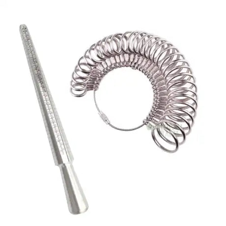 Ring Sizer Combo Set - Making Tools A quality Metal Mandrel approx 25cm in length Suitable for ring sizes D to Z + 6