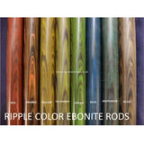 Ripple Coloured Ebonite Pen Blanks Fast shipping