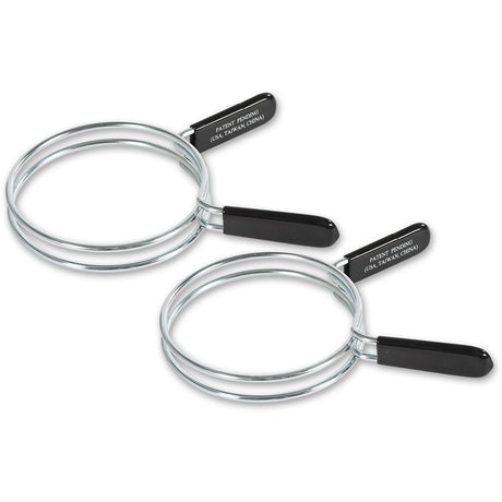 Quick Release Spring Hose Clamps 4’’ 100mm x 2 - Dust Extraction Accessories • Fits extraction hose • Easy to use,