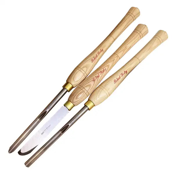 Robert Sorby 3/8’’ Three Piece Bowl Turning Set (84HS) - Woodturning Tools The NEW comprises of two and popular