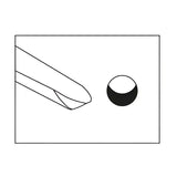 Robert Sorby 840FH Fingernail Spindle Gouge HSS 3/8’’ - Woodturning Tools These are detailing used on between-centre