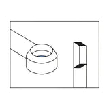 Robert Sorby Ring Tool (845 Unhandled) - Woodturning Tools Designed specifically for end grain hollowing. The dual