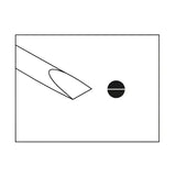 Robert Sorby Round Skew Chisel 1/4’’ - Handled (813H) - Tools Intended for use on spindle work. Lightweight, making