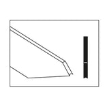 Robert Sorby Slim Fluted Parting Tool (832H) - Woodturning Tools - Fast shipping