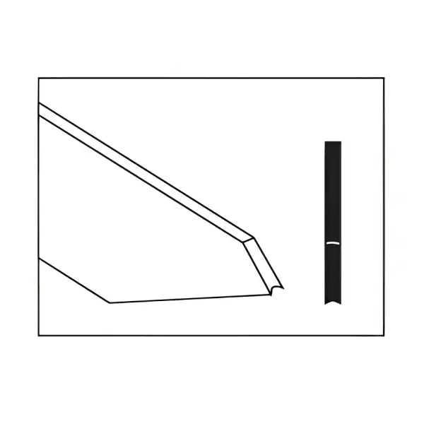 Robert Sorby Slim Fluted Parting Tool (832H) - Woodturning Tools This features a radically new and unique cutting
