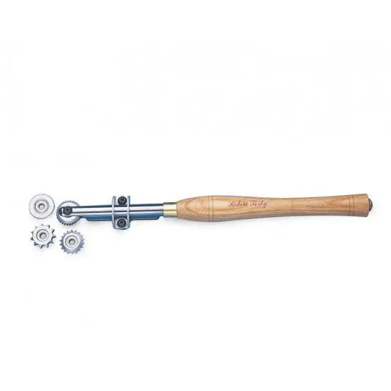 Robert Sorby Spiralling & Texturing Tool System with 4 cutters - Woodturning Tools - Fast shipping