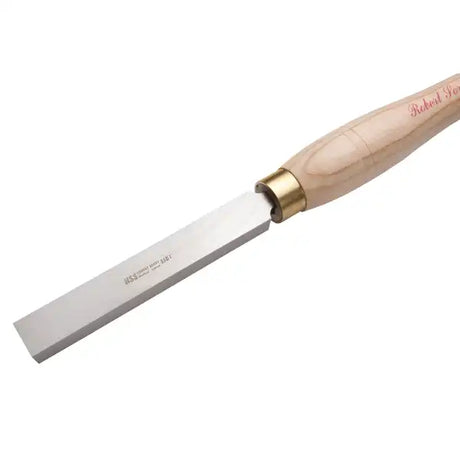 Robert Sorby Square Nose Scraper 1’’ - Handled (8011) - Woodturning Tools Slightly narrower than the heavy duty