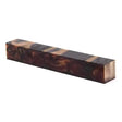 Root Beer - Kirinite Pen Blank - Blanks The Blank, a bronze & Black pen blank made in Italy from high quality acrylic