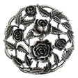 Roses - Decorative Pewter Lid (Potpourri) - Rose design decorative pewter lid The perforated lids are often used