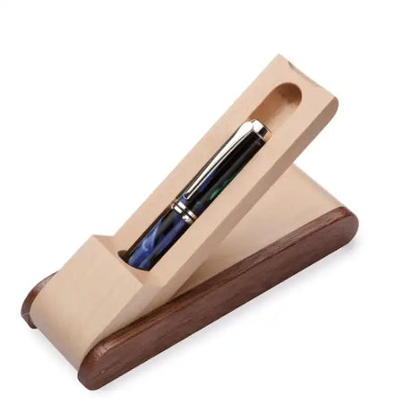 Rosewood / Maple Flip Pen Box - Single - Boxes / Pouches / Single.
