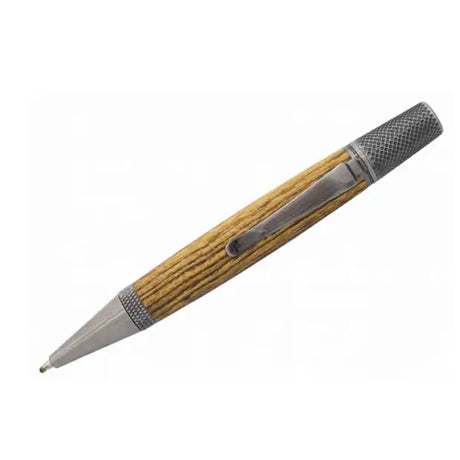 Sagiters Twist - Gunmetal - Pen Kits A single barrel design and antique finish gives this pen kit a quality look feel