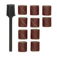 SANDING DRUMS WITH ARBOR 150g (10) - Sandpaper & Sponges These 150 grit come complete mounting, fitting Proxxon’s
