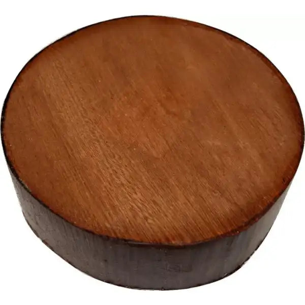 Sapele Bowl Blanks (Round) - Originating from Africa Dimensions are approx & shown in inches Image for illustration