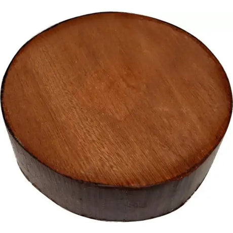 Sapele Bowl Blanks (Round) - Originating from Africa Dimensions are approx & shown in inches Image for illustration
