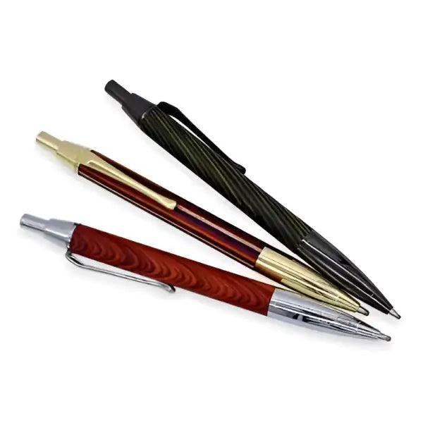 Senator Pen Kit - Gold - A single tube classic ballpoint pen kit Platings Gun Metal Chrome Requires Bushings & a 10mm