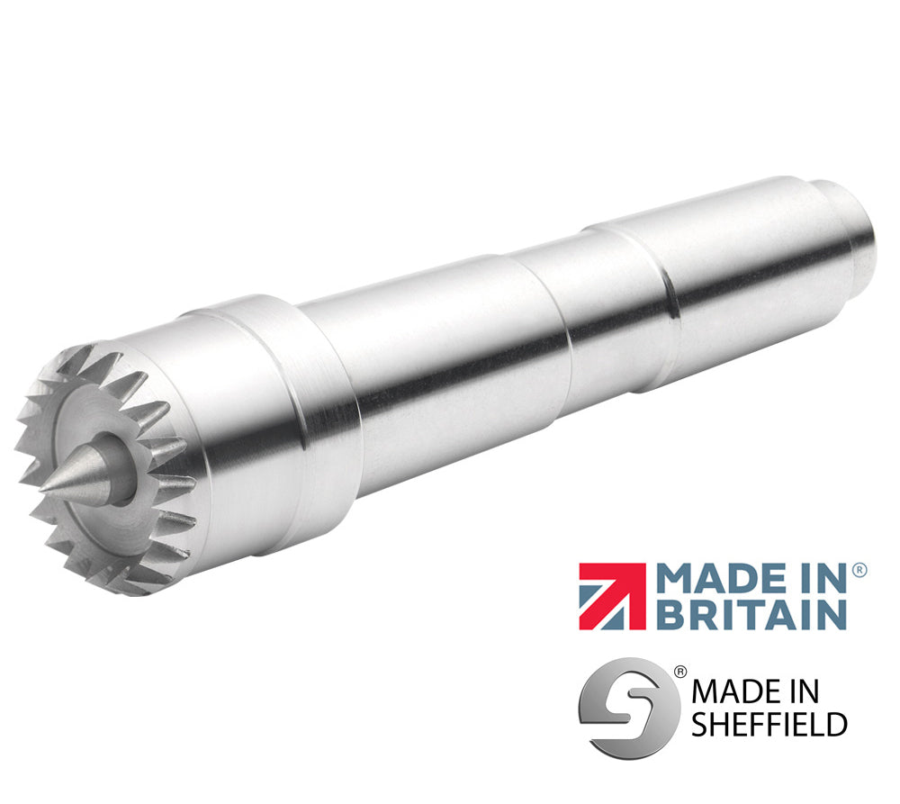 Record Power Coronet Hawk 22 mm (7/8”) Sprung Point Multi-Tooth Drive Centre, 2MT