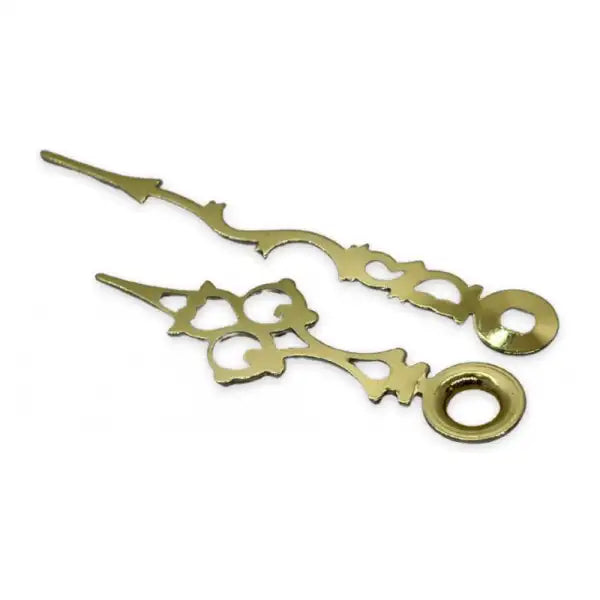 Serpentine Clock Hands - Sold in a single pair. Shorter hand indicates the hour and longer minutes. The clock hands