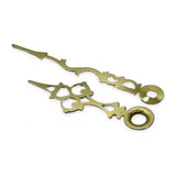 Serpentine Clock Hands - Sold in a single pair. Shorter hand indicates the hour and longer minutes. The clock hands