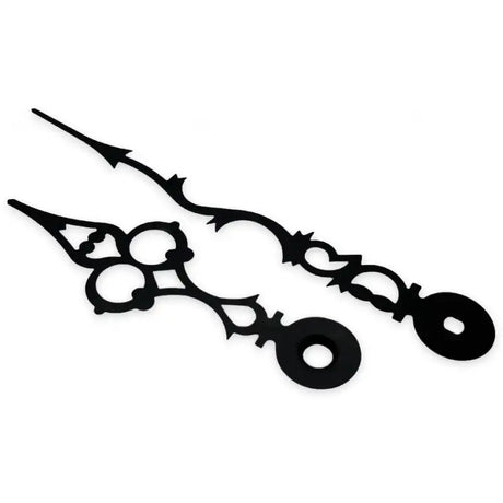 Serpentine Clock Hands - Black / 100mm - Fast shipping