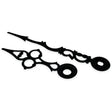 Serpentine Clock Hands - Black / 70mm - Fast shipping