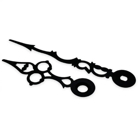 Serpentine Clock Hands - Black / 70mm - Fast shipping