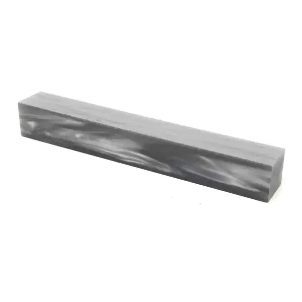 Silver Pearl - Acrylic Kirinite Pen Blank - Blanks is a fantastic new acrylic resin pen blank This cast thermoset based