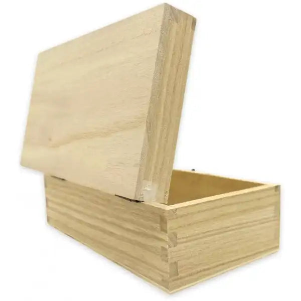Small Rectangular Keepsake Box with Clasp - Pyrography Project - Keep your most precious items in this lovely, plain