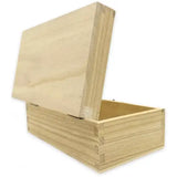 Small Rectangular Keepsake Box with Clasp - Pyrography Project - Keep your most precious items in this lovely, plain