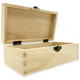 Small Rectangular Keepsake Box with Clasp - Pyrography Project - Keep your most precious items in this lovely, plain