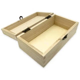 Small Rectangular Keepsake Box with Clasp - Pyrography Project - Keep your most precious items in this lovely, plain